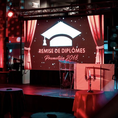 Écran LED Street Communication en action