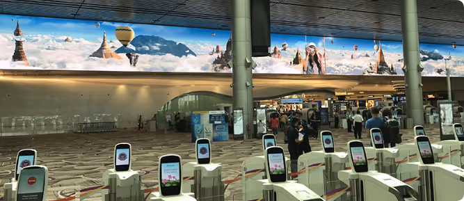 Instalación de pantalla LED exterior Street Communication