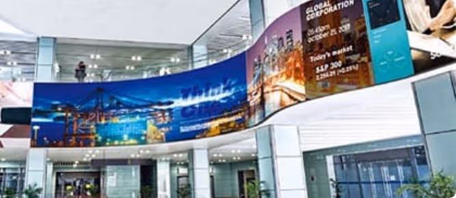 Instalación de pantalla LED exterior Street Communication