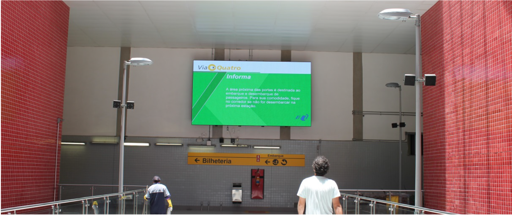 Démonstration des effets lumineux de Street Communication