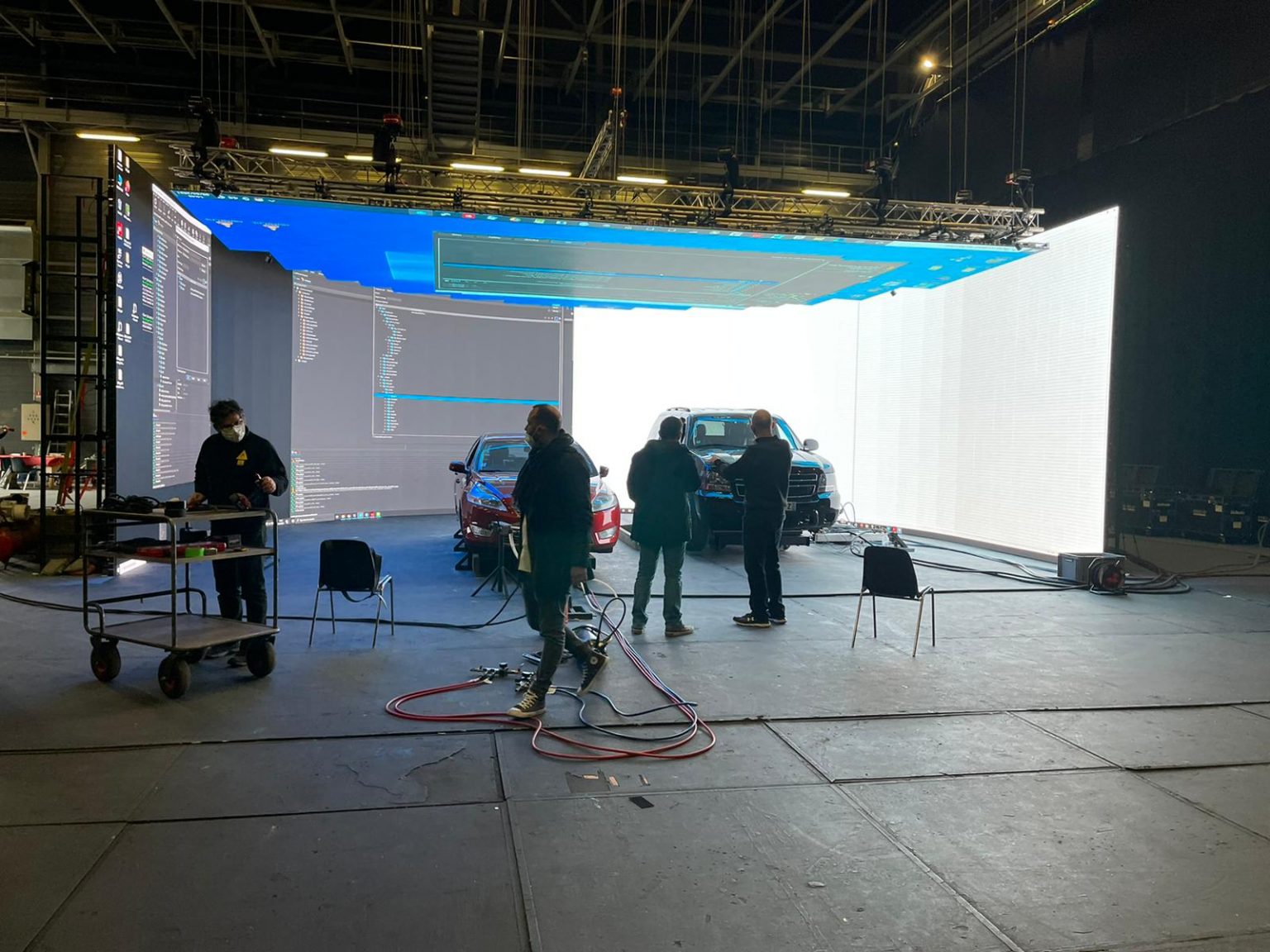 Écran LED Street Communication en action