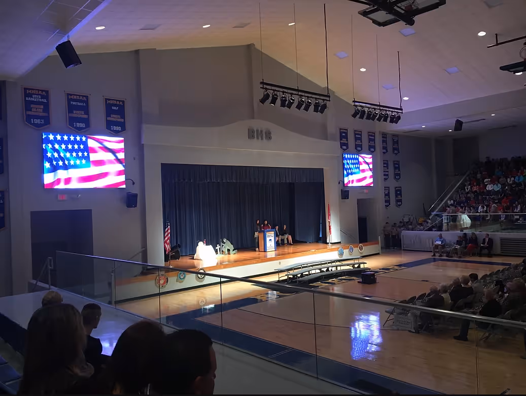 Pantalla LED Street Communication en acción