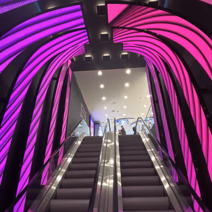 Interactive LED display – Street Communication project