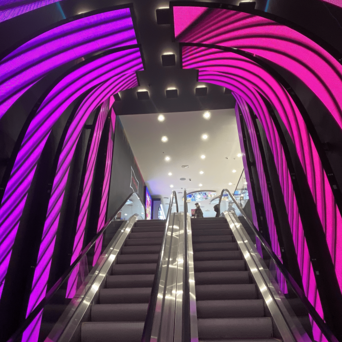 Écran LED Street Communication en action