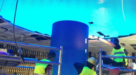 Installation d'un écran LED extérieur Street Communication