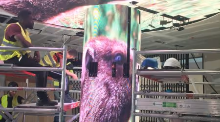 Instalación de pantalla LED exterior Street Communication