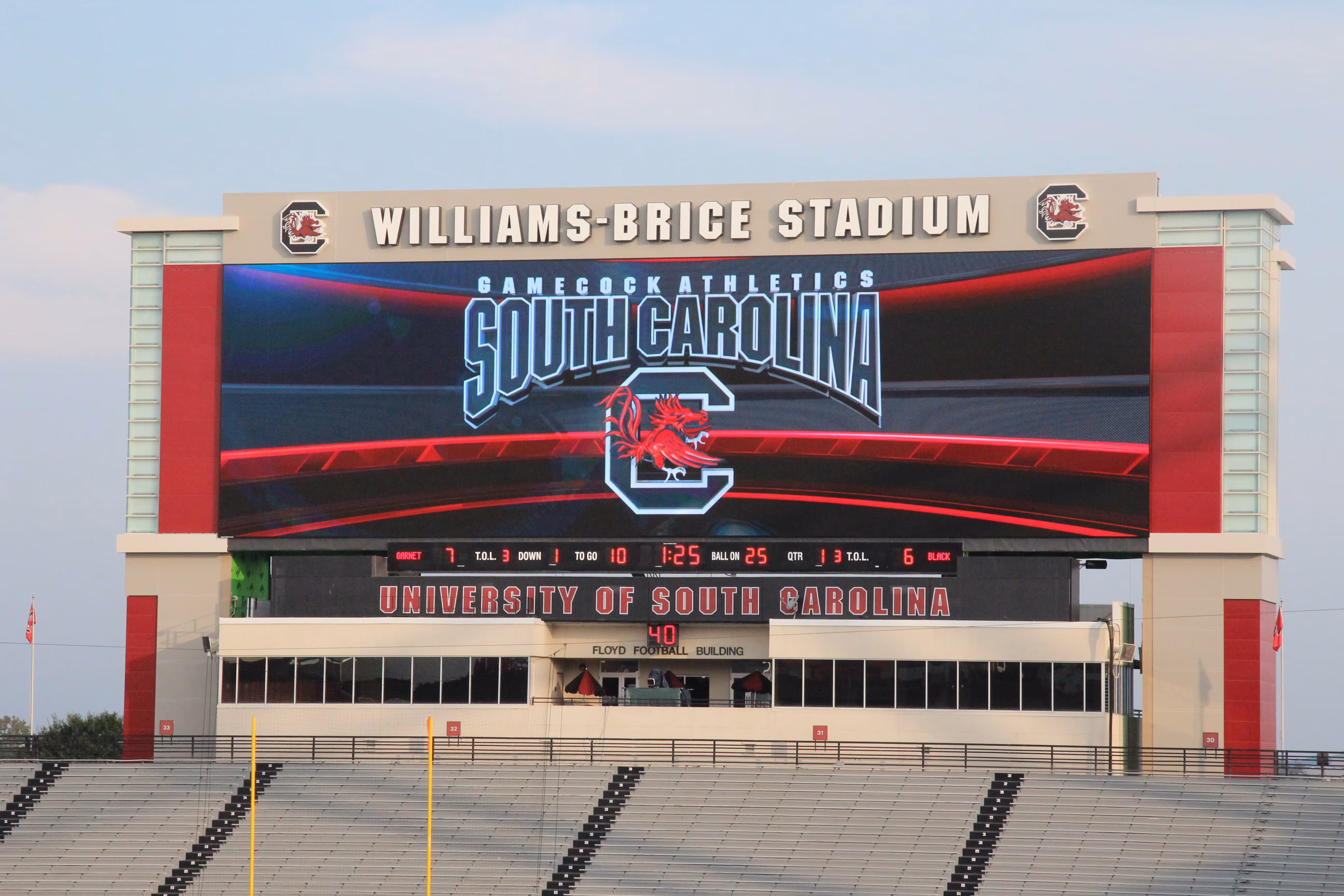 LED-Bildschirm im Stadion von Street Communication