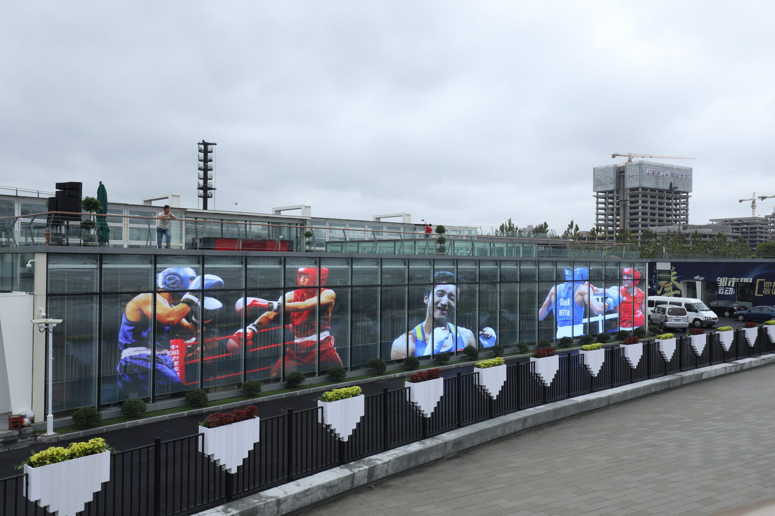 Street communication LED screen stadium
