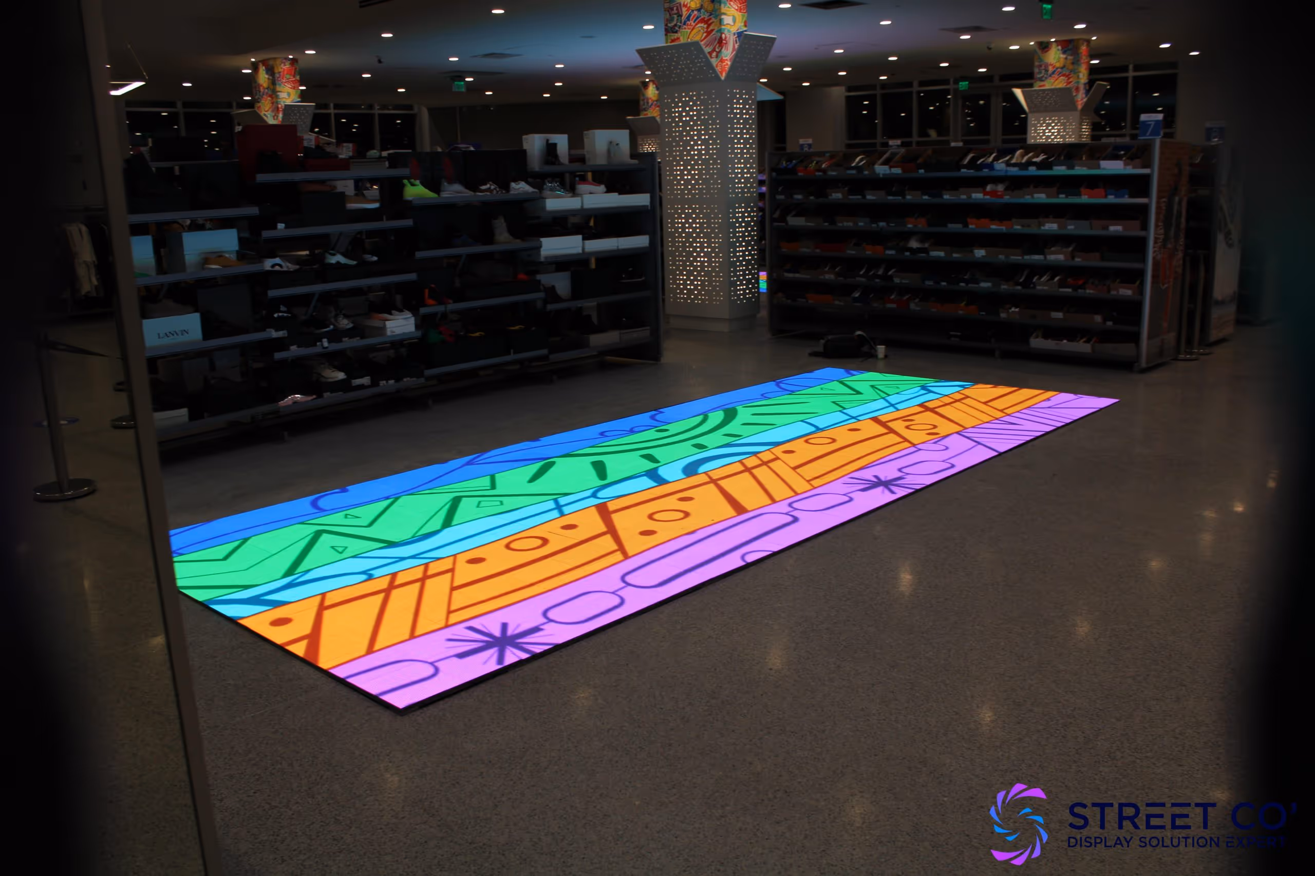 Zappos - Interactive LED floor