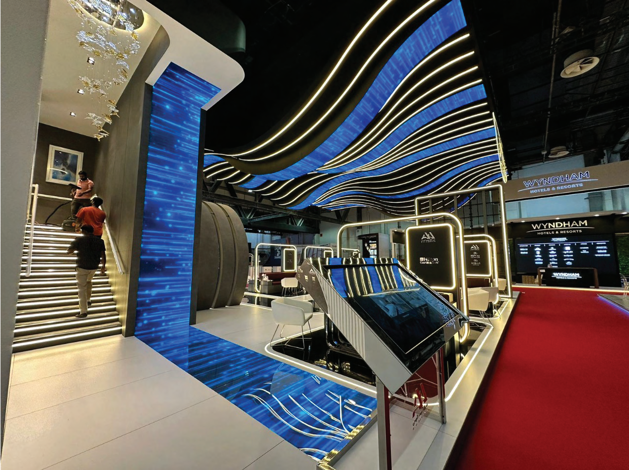 Hilton Garden Inn Stand - LED RIbbon