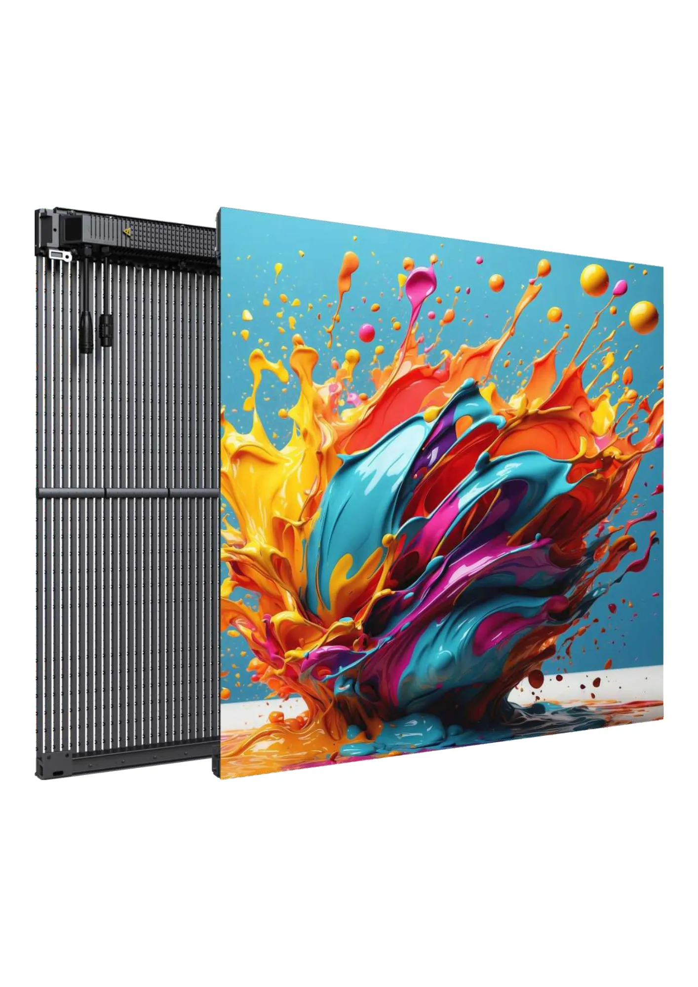PT Mesh Series outdoor transparent LED screen panel by Street Communication