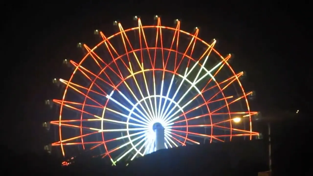 Éclairage à tubes LED — Grande roue