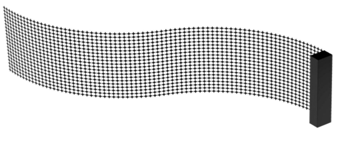 Honeycomb Series transparent LED display by Street Communication