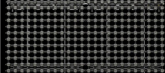 LED Mesh X8 LED mesh screen by Street Communication
