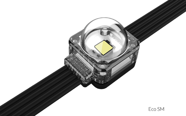 Eco Series flexible LED mesh display by Street Communication
