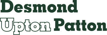 Dark green logo of Desmond Upton Patton in bold serif type, representing his work in computational social work.