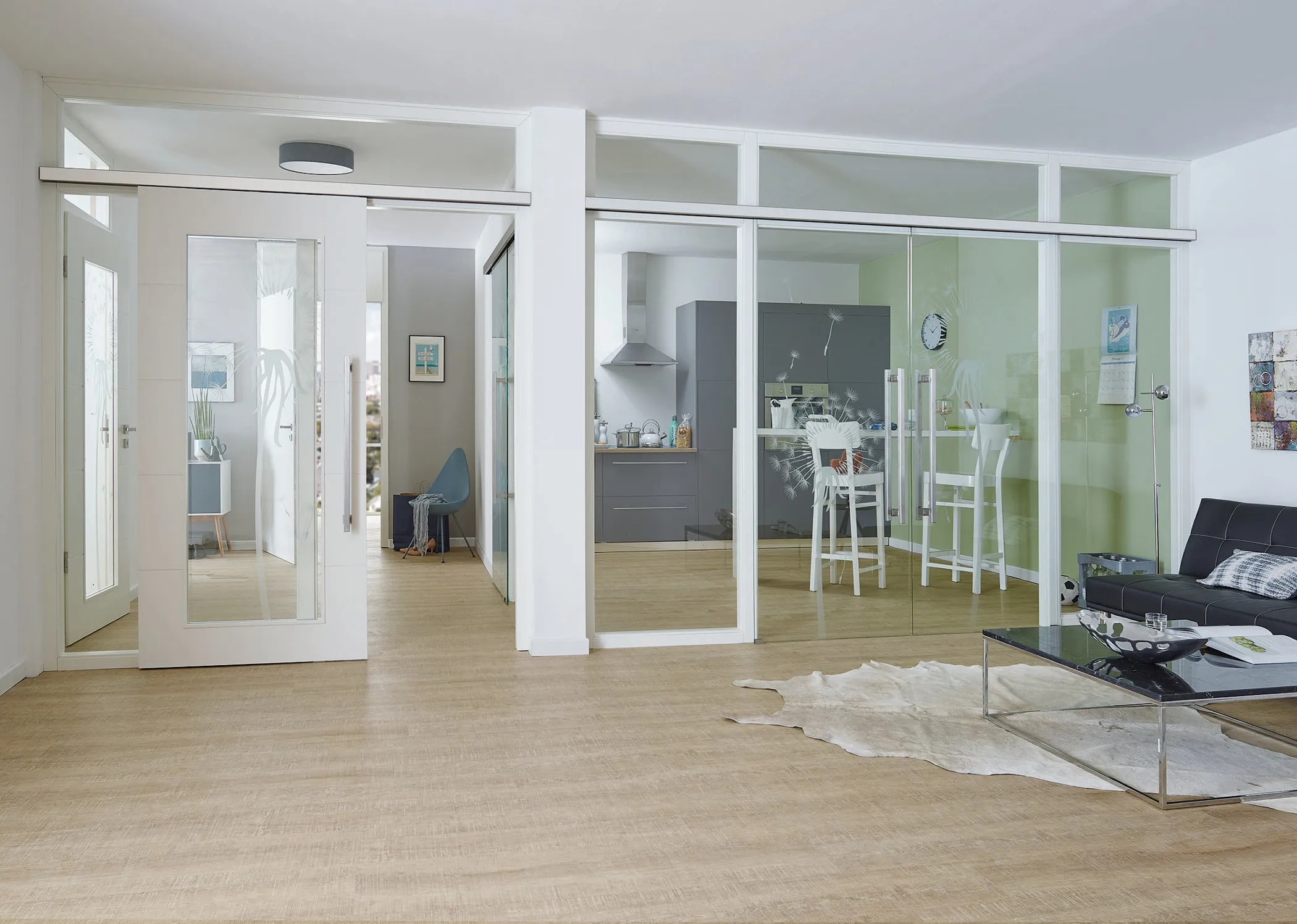 Bílé interiérové CPL laminátové dveře PRÜM Royal CPL Touch white DQ
