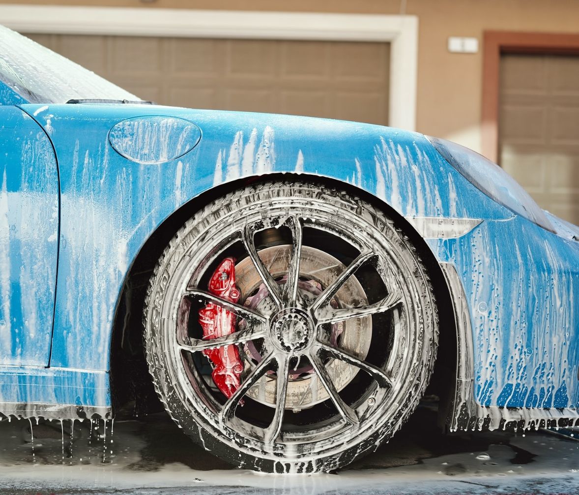 Porsche car detailing