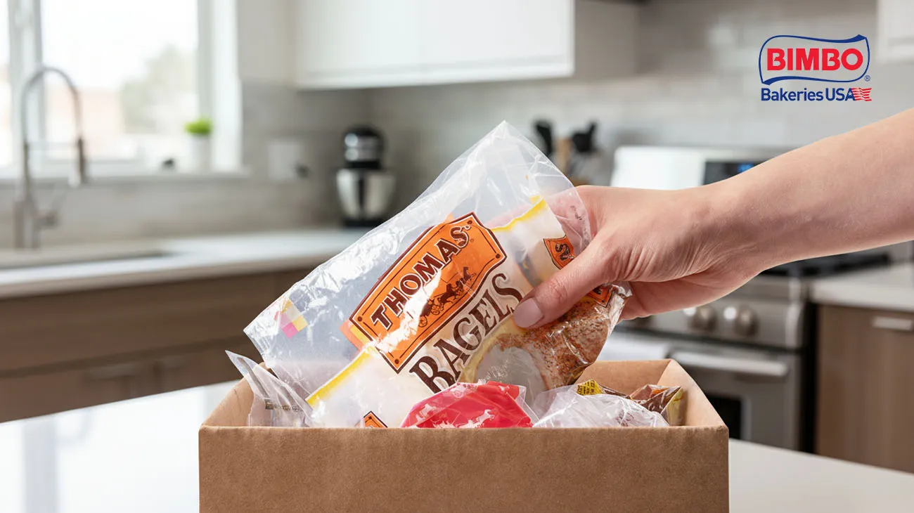Bimbo bread bags and other flexible packaging, which can be recycled through TerraCycle.