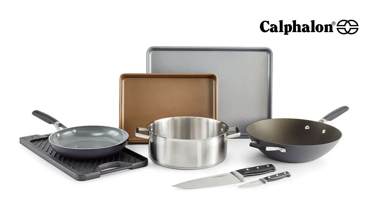 Calphalon cookware, which can be recycled at the end of its life through TerraCycle's kitchenware programs.