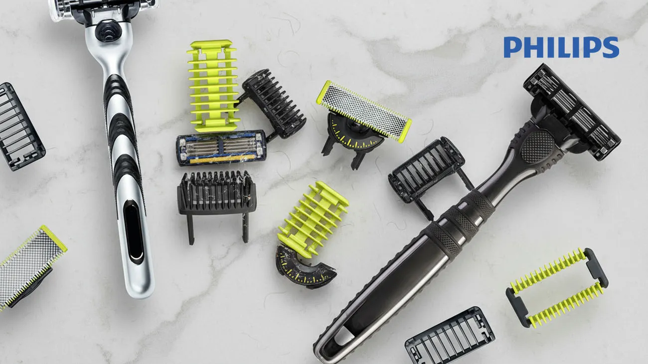 Used Philips electric toothbrush heads and other personal care electronics, recyclable through TerraCycle.