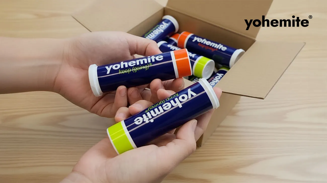 A colorful playground made from recycled Yohemite snack packaging, a result of their partnership with TerraCycle.