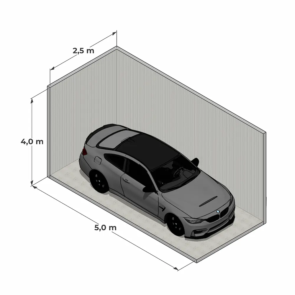 PKW auf Stellplatz M in der Garage12 Eisenach