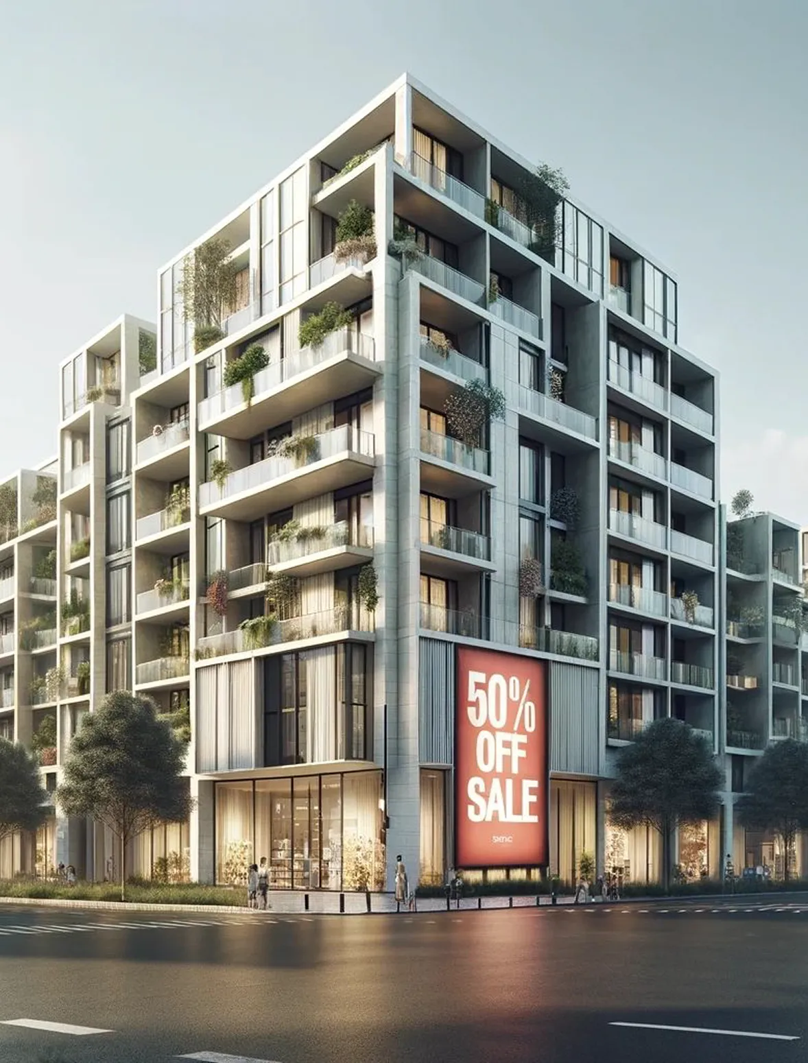 Paolo and Galiano Tiramani, a father-son duo, stand in a warehouse under construction with metal framing and a "STAGING" sign in the background.