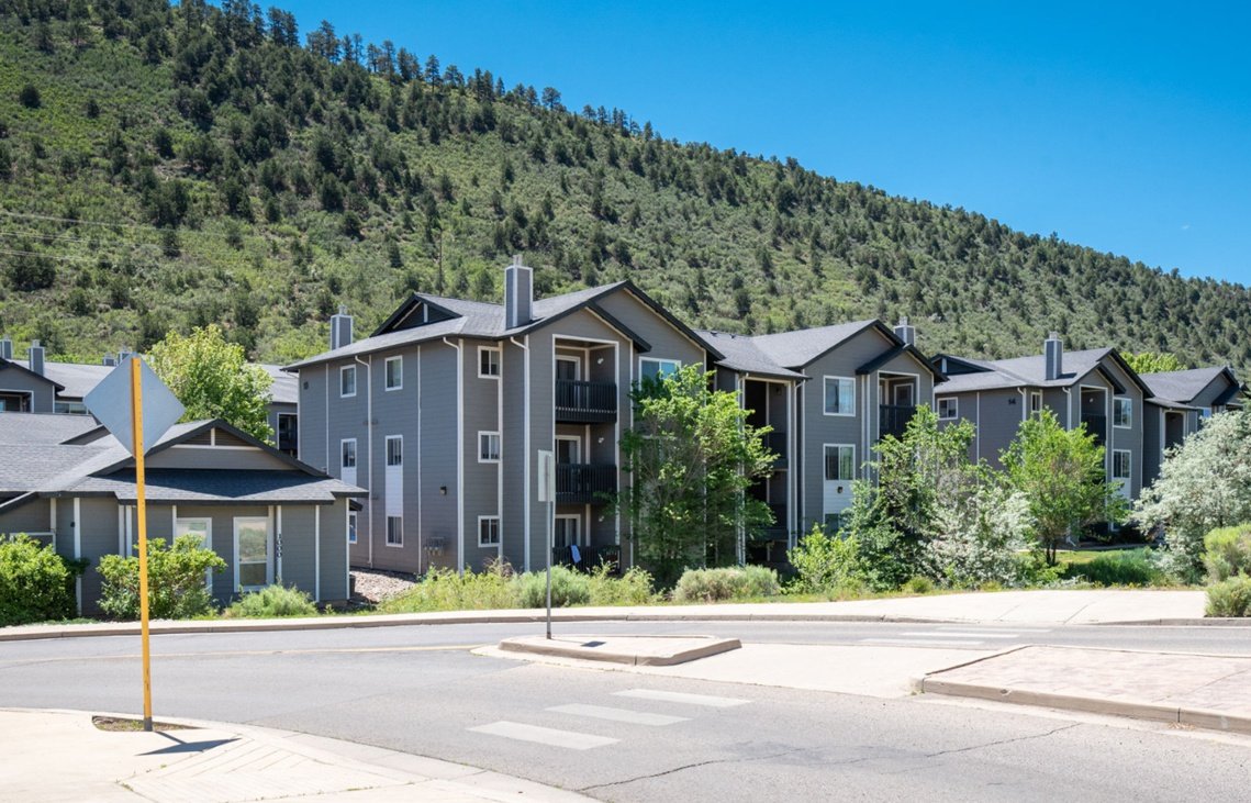 Mountain-town apartment community, Colorado