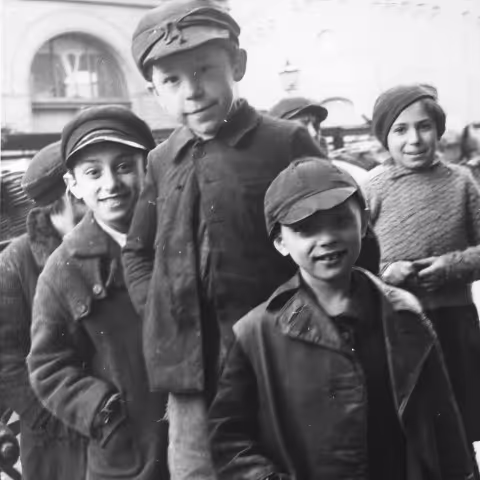 Group of Young Jewish Boys