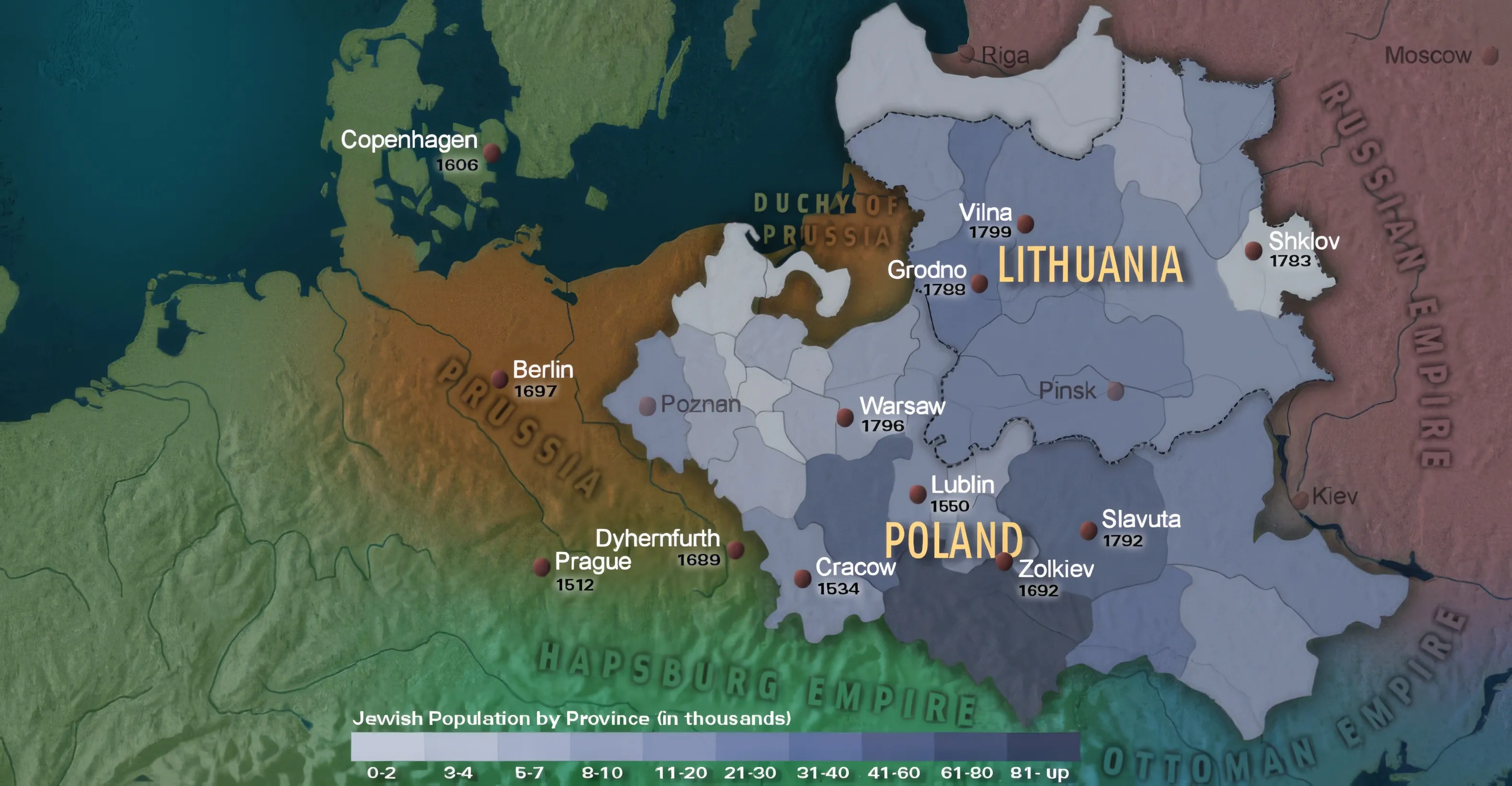 Settlement in Eastern Europe - Printing Centers