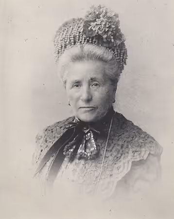 Vienna, 1905 - Amalie Natansohn Freud (1835-1930). Sigmund Freud's mother.