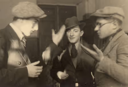 Students in the Ramailes Yeshiva (Vilna, 1930s). Photo: A. Sapir.