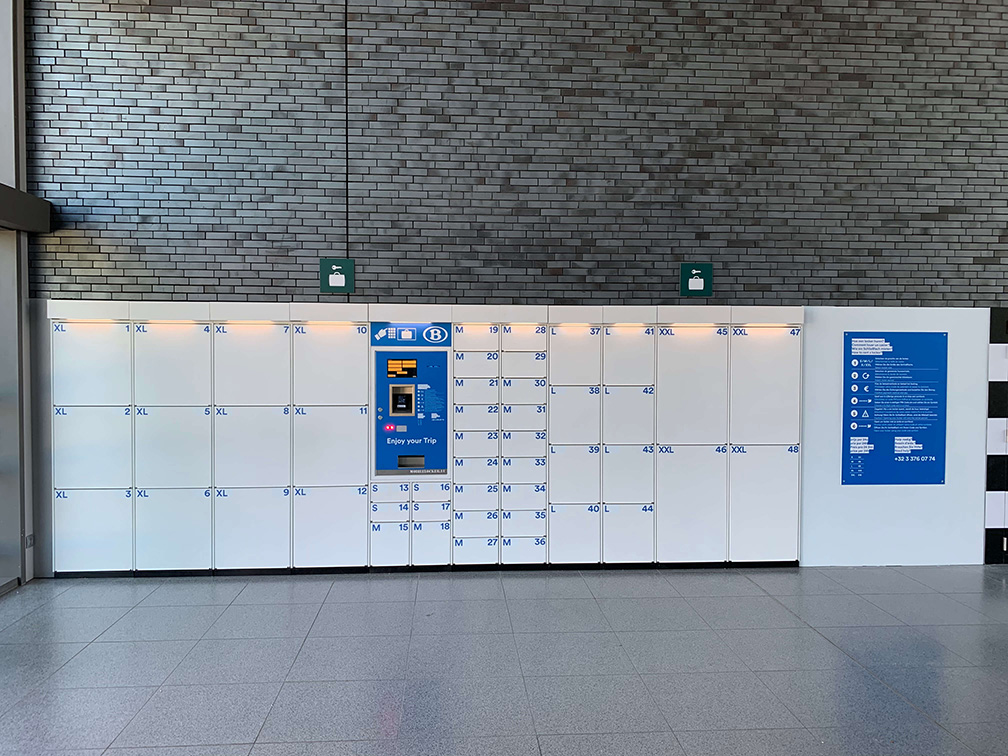 Mobile Locker & Belgian railway stations