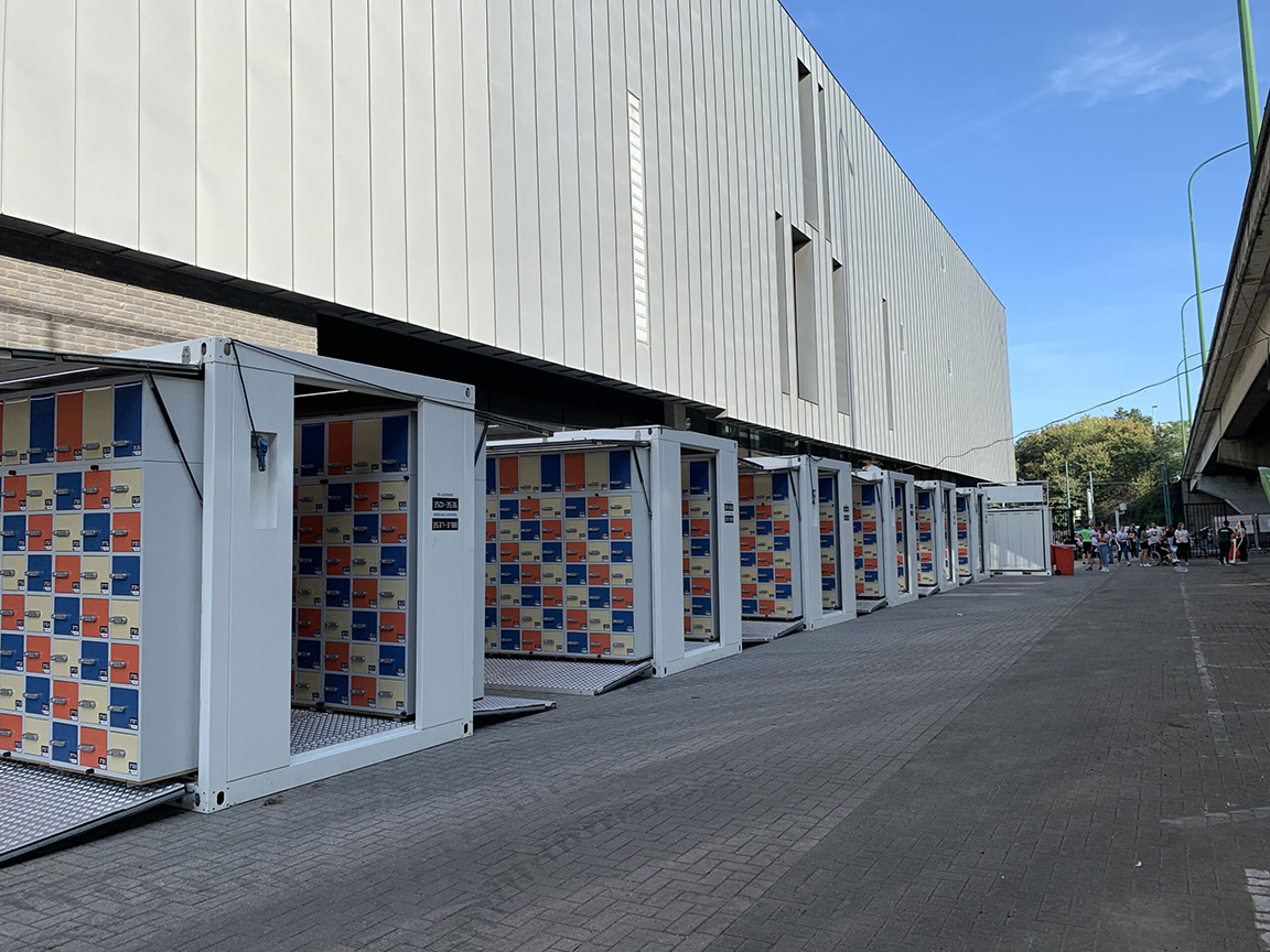 Mobile Locker secures arenas in Europe