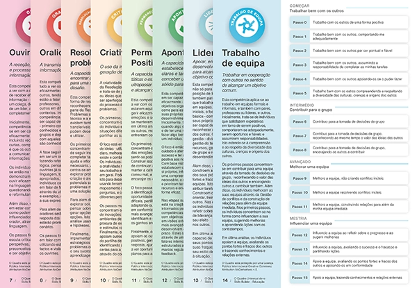A screenshot of the Skills Builder Framework - in Portuguese