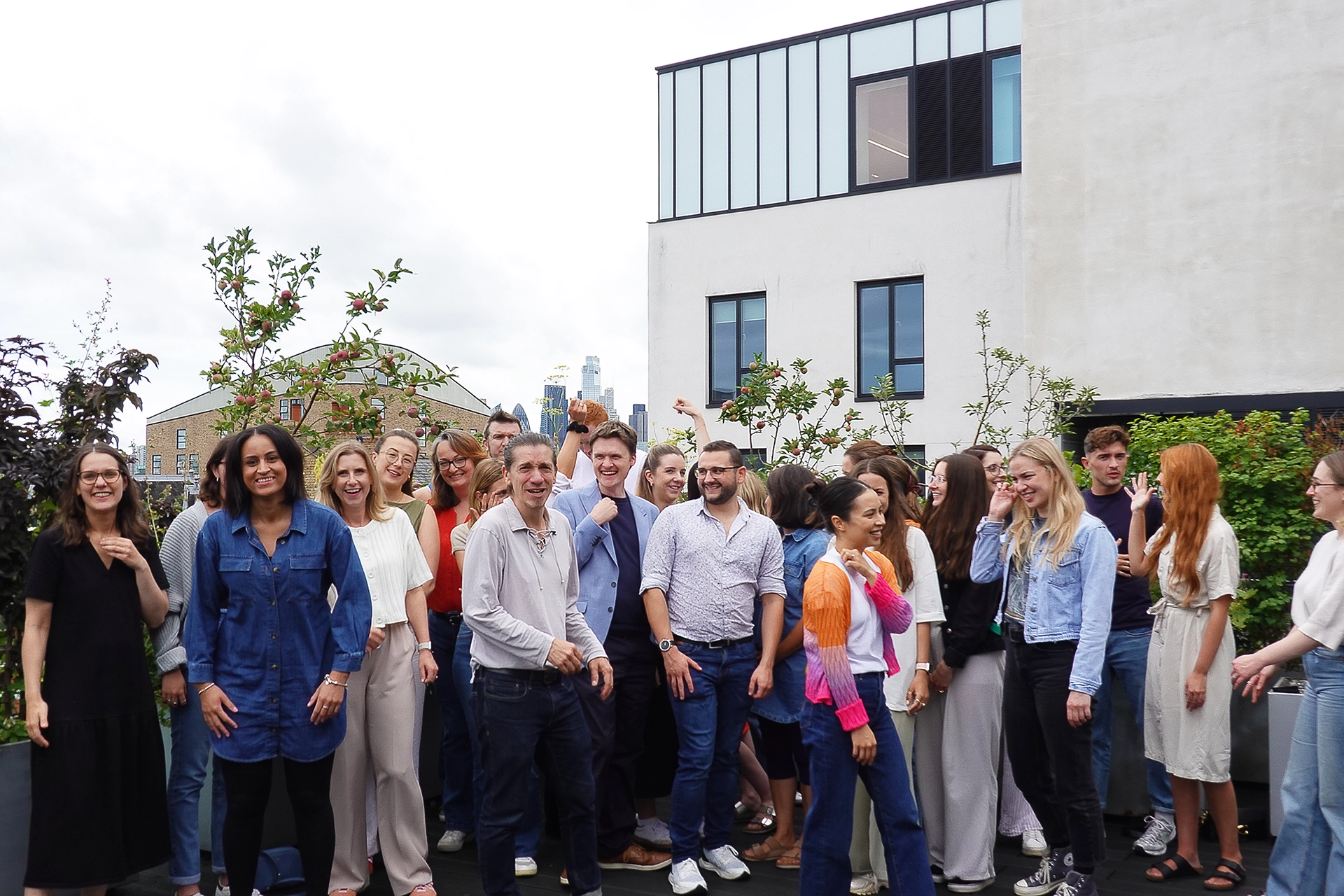A photo of the Skills Builder team during Partnership Day 2022