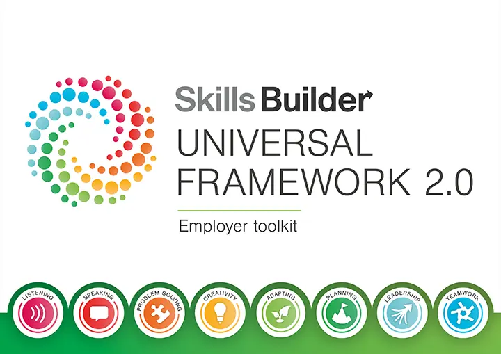 The front cover of the Skills Builder Toolkit for Employers