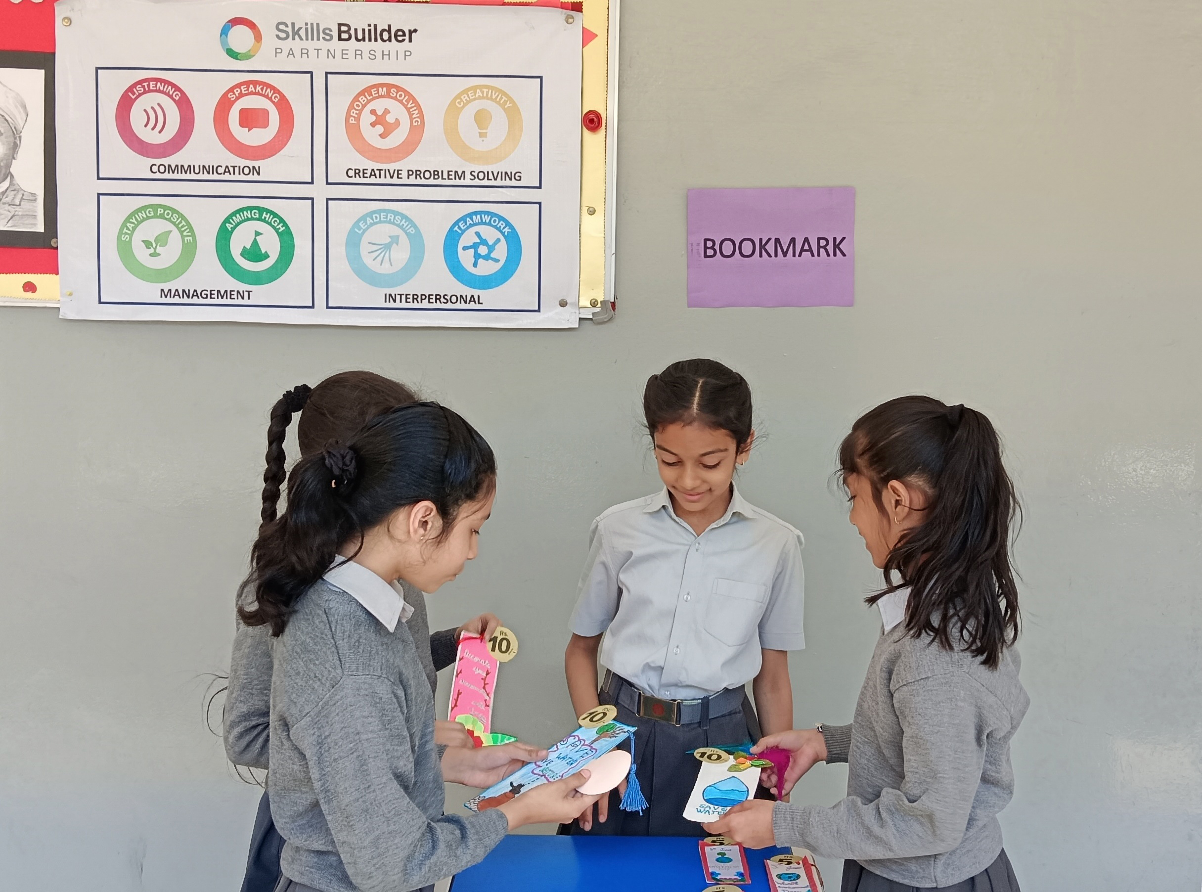 Students from Skills Builder global school created spectacular souvenirs
