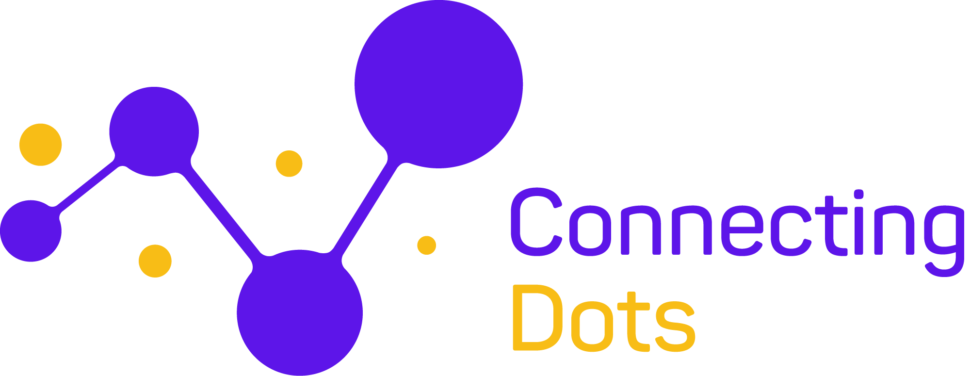 Connecting Dots - main logo, transparent background