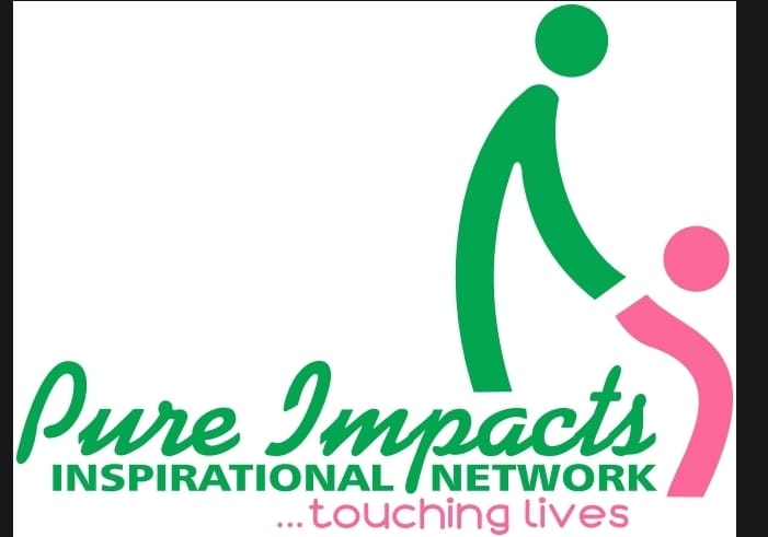 Pure Impacts Inspirational Network - logo - green and pink