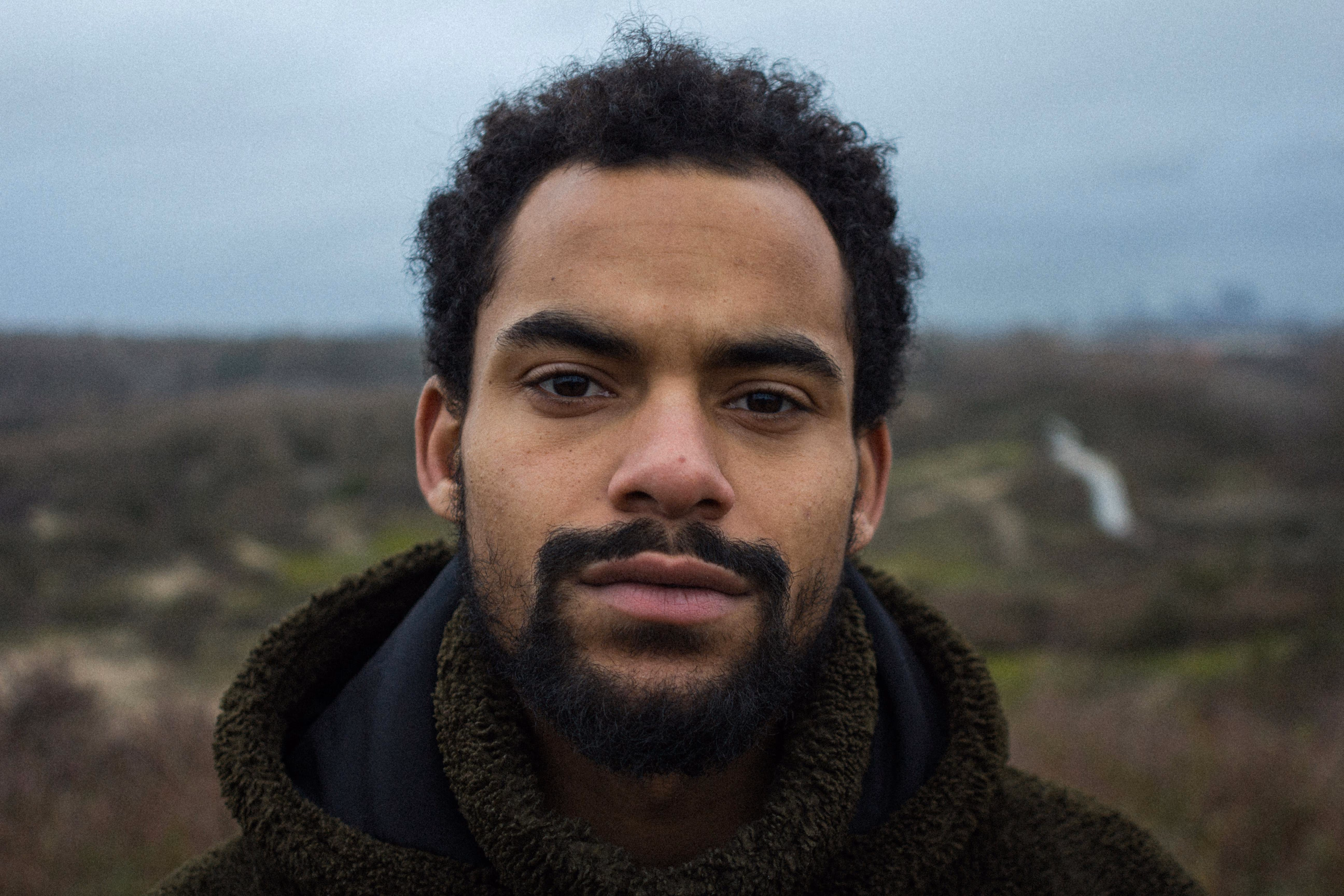 Portrait of man outdoors in winter jacket