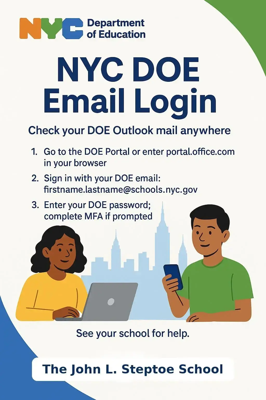 nyc doe email login
