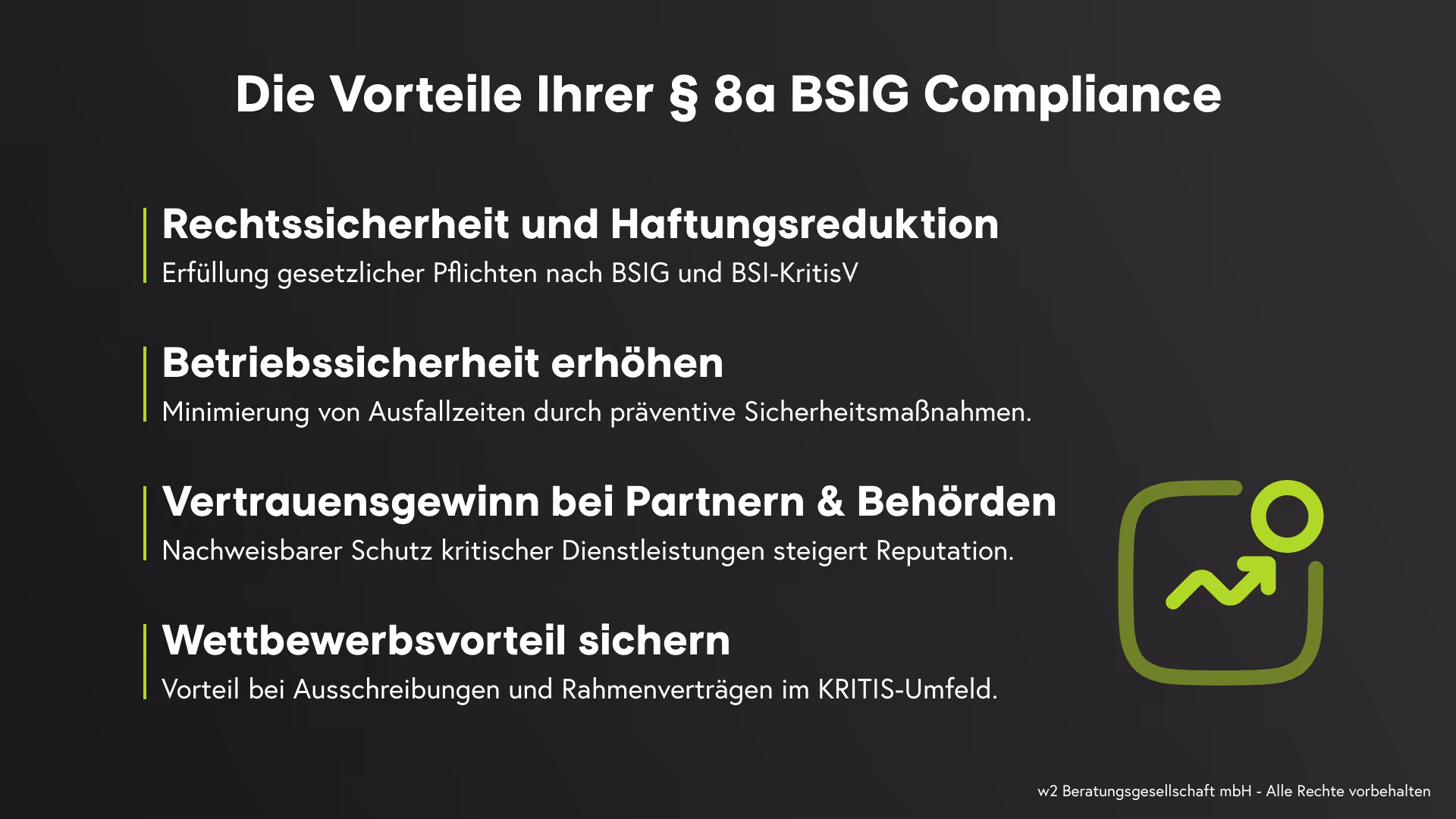 Die Vorteile Ihrer KRITIS § 8a BSIG Compliance