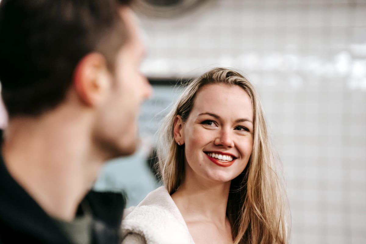 Patient at Summit Dental Studio, smiling before treatment
