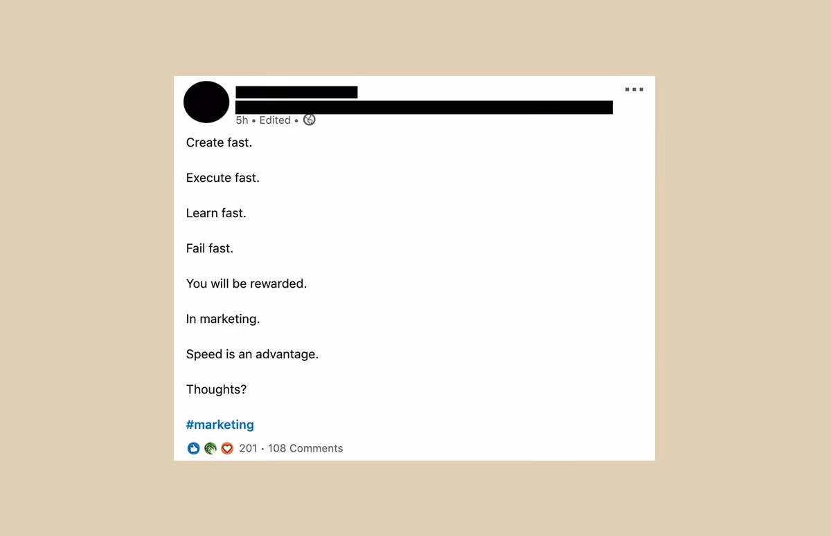 Nobody tweets or ‘grams quite like this.