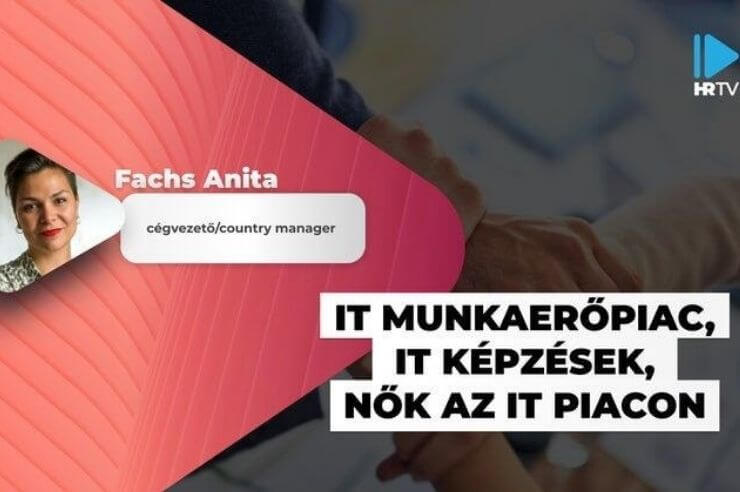 IT job market, trainings and women in IT - HRTV interview with Anita Fachs