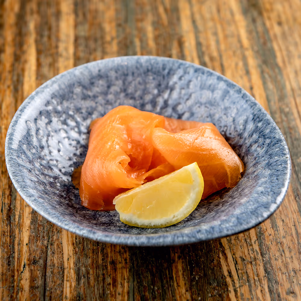 Fego Cafe Smoked Salmon side