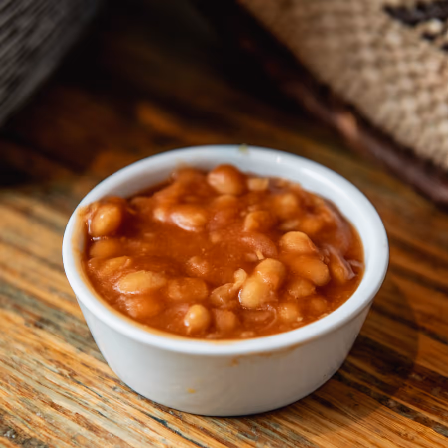 Fego Cafe baked beans side