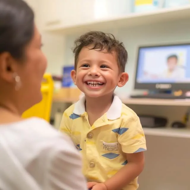 Heartwarming Mother and Son Moment 